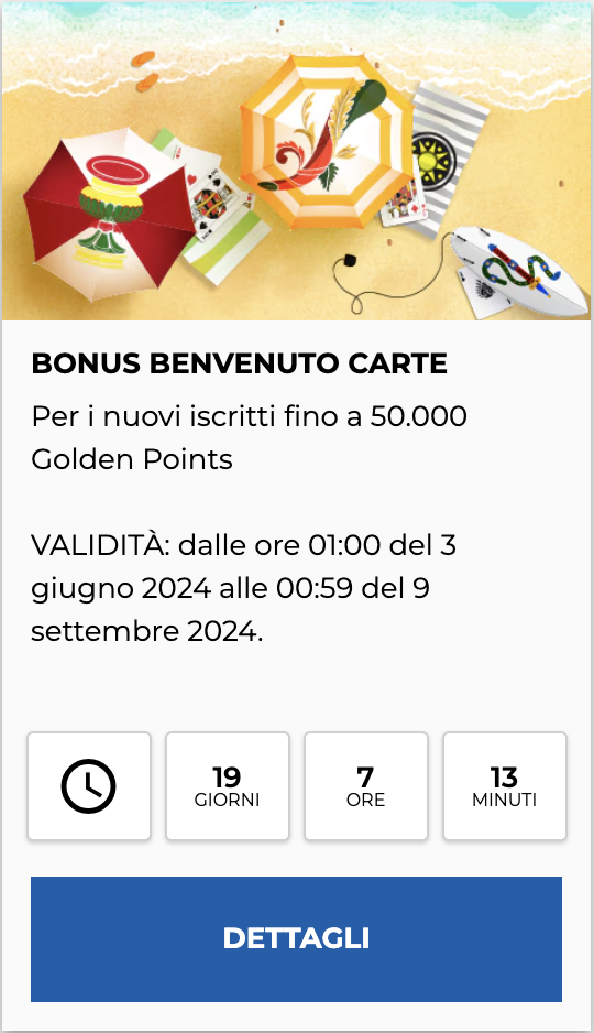 Bonus di Benvenuto Goldbet